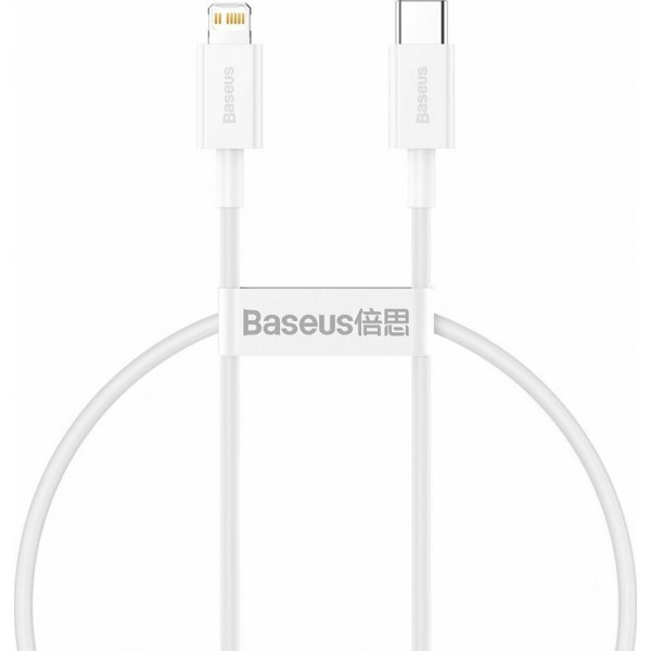 Baseus Superior USB-C to Lightning Cable 20W Λευκό 0.25m (CATLYS-02)